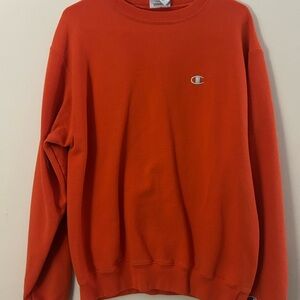 Champion Men's M Orange Sweater